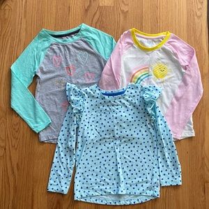 Bundle of Long Sleeve Cat & Jack Tops